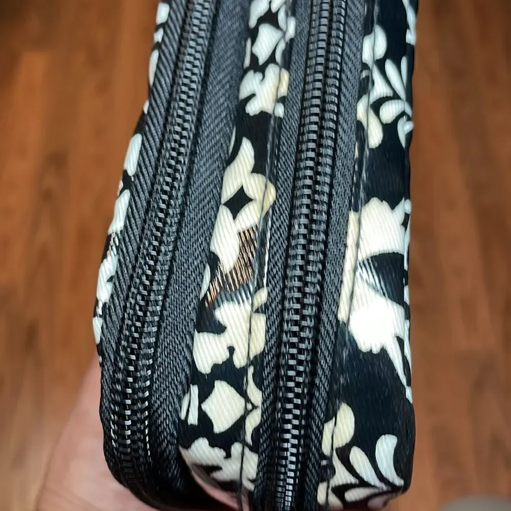 Beautifully Disney Parks Makeup Bag, black and white cosmetic bag
